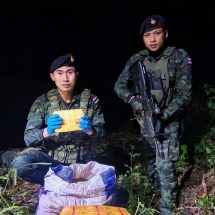กองกำลังผาเมือง ปะทะชายแดนแม่ฟ้าหลวง ยึดยาบ้า 8 แสนเม็ด