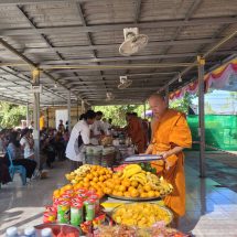 พระครูพิศาลโพธิธรรมรองเจ้าคณะจังหวัดมหาสารคาม เจ้าอาวาสวัดพุทธมงคลรักษาการเจ้าคณะจังหวัดมหาสารคาม ที่วัดพุทธมงคล บ้านสระ ต.โคกพระ