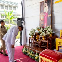 เรือนจำกลางนครปฐม จัดพิธีบำเพ็ญกุศลสตมวาร 100 วันกุศล แด่สมเด็จพระนางเจ้าสิริกิติ์ พระบรมราชินีนาถ พระบรมราชินีพันปีหลวง