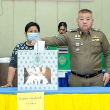ผู้การฯกาฬสินธุ์ตรวจความพร้อม อำนวยการรักษาความสงบเรียบร้อยเลือกตั้งล่วงหน้านอกเขต เน้นย้ำตำรวจวางตัวเป็นกลาง ปฏิบัติงานอย่างเต็มที่