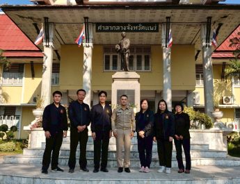 “กฤชกรรณ์ชัย บัวดำ” ปชส.แพร่ สักการะสิ่งศักดิ์สิทธิ์ศาลากลาง เพื่อเป็นสิริมงคลในโอกาสเข้ารับตำแหน่งใหม่