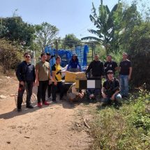 ตำรวจภูธรหนองคาย แถลงข่าวการจับกุม 2 ผู้ต้อง พร้อมยาบ้า 1.45 ล้านเม็ด ที่บรรทุกมาในรถยนต์กระบะ