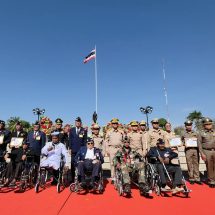 (สุรินทร์) มณฑลทหารบกที่ 25 จัดพิธีเชิดชูเกียรติทหารกล้า 3 กุมภาพันธ์ วันทหารผ่านศึก ประจำปี 2569