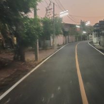 ก.ธ.จ.แพร่ “สอดส่องโครงการอย่างไม่เป็นทางการ” ตามโครงการ ปรับปรุงผิวถนนลาดยางแอสฟัลท์ติกคอนกรีตฯ หมู่ 1 ต.ป่าแดง จ.แพร่