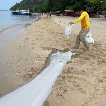 พังงา-ด่วน…พบน้ำเสียโผล่กลางหาดโล๊ะปาเหรด เกาะยาวใหญ่ ชาวบ้านร้องตรวจสอบระบบบำบัดน้ำเสียเทศบาล และผู้ประกอบการท่องเที่ยว