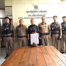 จันทบุรี/จับได้ทันควัน เหตุคนร้ายตระเวณทุบรถพื้นที่เมืองบริเวณลานจันท์