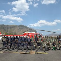 กาญจนบุรี – ป้องกัน pm 2.5 กาญจน์ เร่งดับไฟป่าทางอากาศ ส่วน ผวจ.นำทีมทำแนวป้องกันไฟ