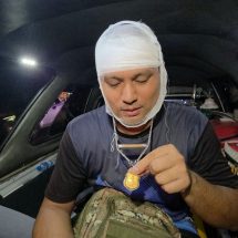 กาญจนบุรี – สิบเอกแขวนหลวงพ่อโสธร ช่วยชีวิตรอดอย่างปฏิหาริย์ เจอ 12 ล้อ อัดอย่างจัง