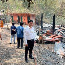 มาแล้ว ! เทศกาลไฟป่าและหมอกควัน งานแรกไฟป่าลุกลามไหม้กุฎีถ้ำเสรีไทยวอด