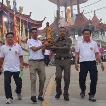 เบตง / สามศาลเจ้ามาเลเซียร่วมงานแห่พระวัดกวนอิมเบตงคึกคัก