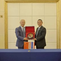 ร่วมมือร่วมใจในการร่วมลงทุนอุตสาหกรรมไทยจีน วัฒนกรรมยุทโธปกรณ์เทคโนโลยีป้องกันประเทศ(อวกาศและดาวเทียม)
