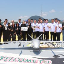 พังงา-“ยาบินได้” รมว.สาธารณสุข ร่วมทดสอบ“โดรนขนส่งยา ”เกาะปันหยี ปั้นต้นแบบยกระดับการแพทย์พื้นที่เกาะ“พัฒนา” นำทีมกรมการแพทย์และเครือข่ายลงพื้นที่