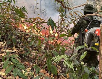 ศอ.ปกป.ภาค 3 สน. ยกระดับการใช้กำลังภาคพื้น เสริม 5 จังหวัด พร้อมระดมอากาศยานดับไฟป่า