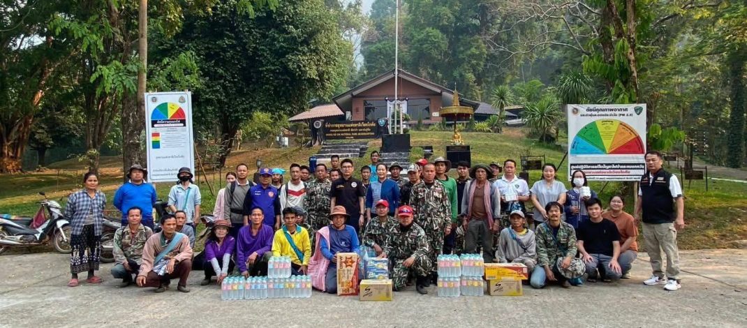 “ประวิทย์ ใจคำ” หน.อช.เวียงโกศัย ขอบคุณพลังเครือข่าย ร่วมดับไฟป่า