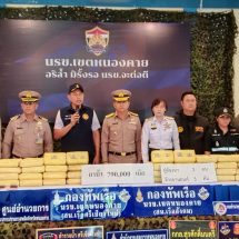 หนองคาย นรข.เขตหนองคาย แถลงข่าวรวบ 2 หนุ่ม เครือข่าย“อาเฉิน” ขบวนการค้ายาเสพติดรายใหญ่ พร้อมของกลางยาบ้า 7.9 แสน เม็ด มูลค่าประมาณ 39 ล้านบาท