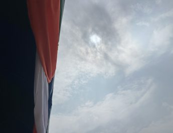 กาฬสินธุ์ มหัศจรรย์พระอาทิตย์ทรงกรด! งานบุญใหญ่วางศิลาฤกษ์ พระมหาเจดีย์กตัญญูคัมภีร์โร ผลบุญนี้เป็นปัจจัยบรรลุนิพพาน