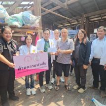 สส.ประสิทธิ์ โนทะ เขต 2 พร้อมหน่วยงานที่เกี่ยวข้อง ลงพื้นที่อำเภอเวียงสา จังหวัดน่าน