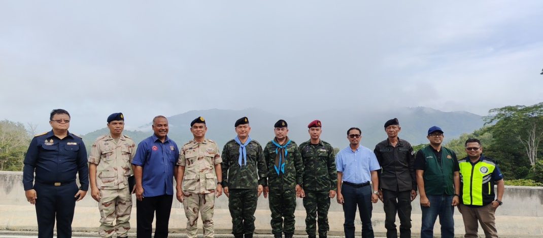 อำเภอเบตงร่วมกับสำนักงานสภาความมั่นคงแห่งชาติมาเลเซีย (MKN) ร่วมตรวจพื้นที่บริเวณหลักเขตตามแนวชายแดนไทย–มาเลเซีย