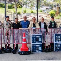 อำเภอเบตงมอบวัสดุ อุปกรณ์ สำหรับใช้ในการปฏิบัติงานประจำจุดตรวจ/จุดสกัดในพื้นที่