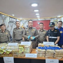ผู้การทักษ์ฯ แถลงนครปฐม ค้นบ้านเจอยาบ้าซุกซ่อนกว่า 2.9 แสนเม็ด