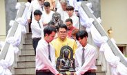 มมส อัญเชิญน้ำสรงประทานสมเด็จพระสังฆราช สรงถวาย “พระพุทธกันทรวิชัย อภิสมัยธรรมนายก”