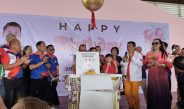 ปทุมธานี วันเกิดนายกคลองสามสุดยิ่งใหญ่เป่าเค็กลอยฟ้าสุดอลังการ
