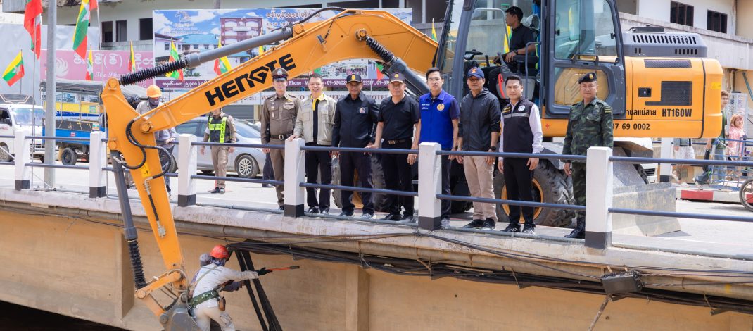 เร่งตัดสายเคเบิลขวางลำแม่น้ำสาย! เตรียมความพร้อมรับมือน้ำหลากช่วงฤดูฝน