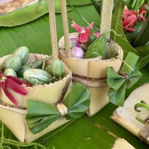 นครนายก – แม่ค้าขายผักไอเดียเจ๋งงดใช้ถุงพลาสติก ลดภาวะโลกร้อน