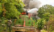 ไฟฟ้าลัดวงจรเผาวอดบ้าน 2 ชั้น อ.นาน้อย เจ้าหน้าที่เตือนประชาชนตรวจสอบระบบไฟฟ้าป้องกันอัคคีภัย