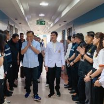 อธิบดี ปภ. ร่วมคณะนายกฯ อนุทิน เข้าเยี่ยมให้กำลังใจผู้บาดเจ็บเหตุรถไฟชน ยืนยันให้ความช่วยเหลือเต็มที่