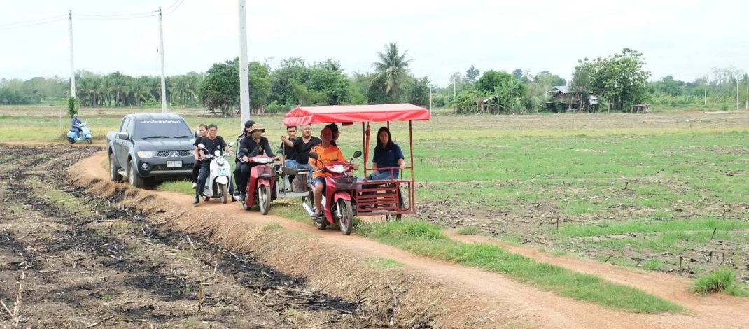 “นายกชนิเนตร สุวรรณกาศ” อบต.บ้านกาศ นำทีมสำรวจถนนที่ขอรับการสนับสนุนจาก อบจ.แพร่