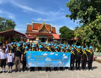 ตำรวจ สภ.เมืองสระบุรีร่วมฝ่ายปกครอง ร่วมใจจิตอาสา พัฒนาวัดโนนสภาราม ถวายเป็นพระราชกุศล เนื่องในวันพระบาทสมเด็จพระปกเกล้าเจ้าอยู่หัว”