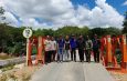 นายอำเภอแม่สะเรียงรุดตรวจสอบสะพานสำรองโพซอหลังเจอน้ำป่าหลาก