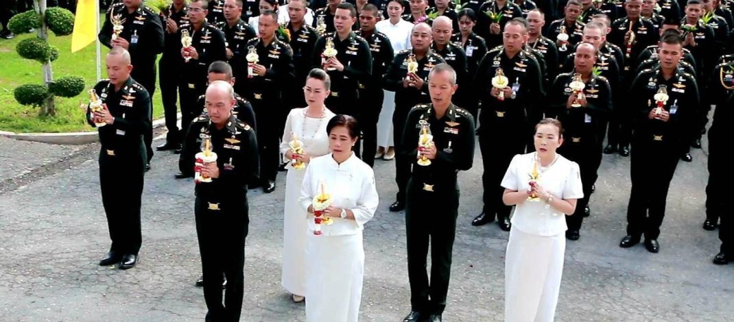ลพบุรี ศูนย์การบินทหารบกสมโภชพระบรมสารีริกธาตุทำบุญเวียนเทียนวันวิสาขบูชา
