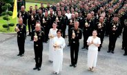 ลพบุรี ศูนย์การบินทหารบกสมโภชพระบรมสารีริกธาตุทำบุญเวียนเทียนวันวิสาขบูชา