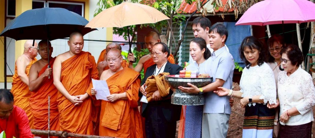 วัดหายโศกถือฤกษ์วันสำคัญทางพระพุทธศาสนา วันวิสาขบูชา ทำพิธียกเสาเอก เสาโท กุฎิสง์”กุฎิร่มอโสก”