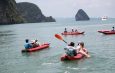 พังงา-อบต.คลองเคียนนำสื่อมวลชนสำรวจแหล่งท่องเที่ยวสุดอเมซิ่งในทะเลอ่าวพังงา