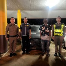 ตำรวจทางหลวงเวียงสา ตรวจยึด MG3 ป้ายปลอม สวมทะเบียนไม่ตรงตัวรถ พบต่างด้าวขับไร้ใบอนุญาต