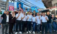 ‘อนุชา’ ควง ‘อภิสิทธิ์’ หาเสียงเขตสวนหลวง ขอเบอร์ 5 ทั้งสองใบ ชู ตลาดสะอาด-จัดการคนจรจัด พร้อมแก้ปัญหาน้ำท่วมแบบตรวจสอบได้ ย้ำ จัดการปัญหาขยะทั้งระบบ ลั่น จะทำให้คนรักประชาธิปัตย์กลับมา