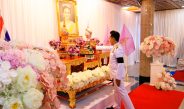 ลพบุรี ผู้ว่าฯ นำข้าราชการและพสกนิกร ประกอบพิธี เจริญพระพุทธมนต์ ทำบุญตักบาตร ถวายเป็นพระราชกุศล เนื่องในพระราชพิธี เฉลิมพระชนม์พรรษา 4 รอบสมเด็จพระนางเจ้าฯ พระบรมราชินี