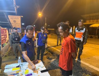 แม่สะเรียงผนึกกำลังฝ่ายความมั่นคง สกัดชายแดน รวบต่างด้าว-ผู้เสพยาเสพติด
