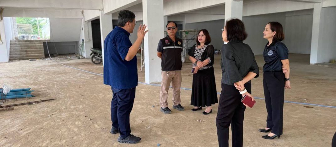 “นายกดำรงเกียรติ” ทต.เด่นชัย ติดตามการก่อสร้างอาคารสำนักงานแห่งใหม่ คืบกว่า 60% คาดเสร็จ ตค.69