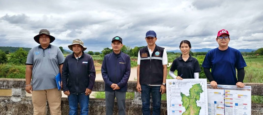โครงการส่งน้ำและบำรุงรักษาแม่ยมร่วมกับ บ.ยีโอเทค แอนด์ เอนจิเนียริ่ง เซอร์วิส จำกัด ลงพื้นที่เพิ่มประสิทธิภาพการบริหารจัดการน้ำฝายแม่ยม