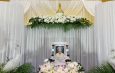 ปราจีนบุรี งานศพเจ้าของสวนแจกทุเรียนมังคุด