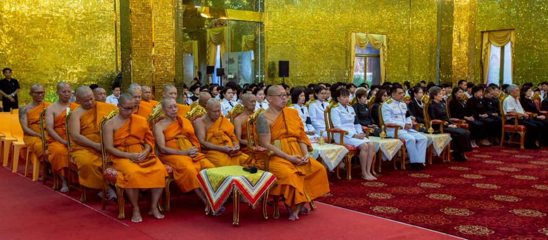 วัดไผ่ล้อมพระอารามหลวง จังหวัดนครปฐม จัดพิธีบำเพ็ญกุศลสตตมวาร อุทิศถวายพระราชกุศล แด่สมเด็จพระเจ้าลูกเธอ เจ้าฟ้าพัชรกิตติยาภา นเรนทิราเทพยวดี กรมหลวงราชสาริณีสิริพัชร มหาวัชราราชธิดา