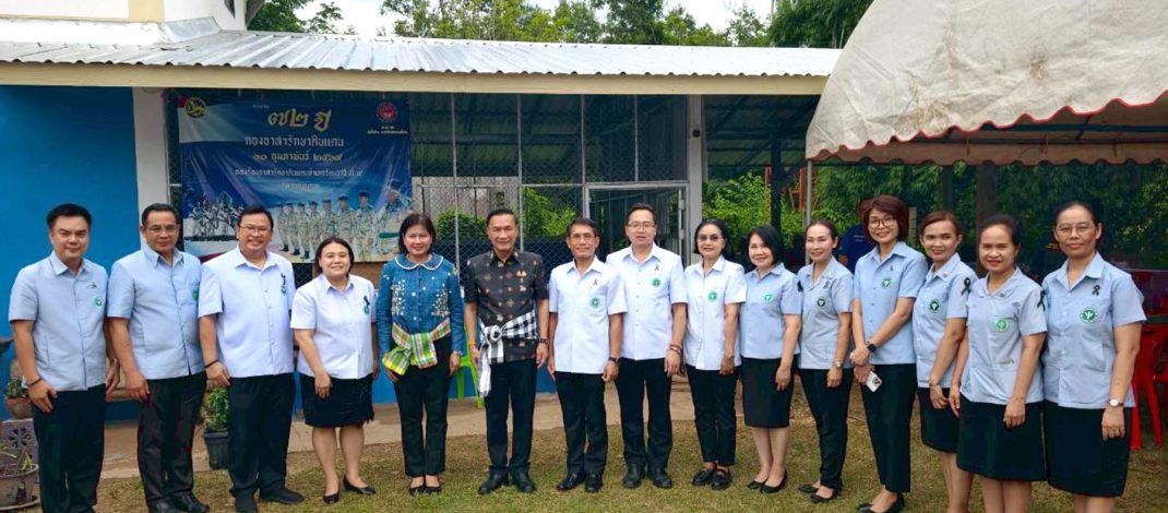 รองนายกรัฐมนตรีตรวจเยี่ยมและติดตามผลการดำเนินงานของศูนย์พักคอยผู้ป่วยจิตเวชจากยาเสพติด อำเภอรัตนวาปี จังหวัดหนองคาย