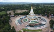 สกลนคร สุดยอดอลังการ์ประติมากรรมพระมหาธาตุเจดีย์ วัดป่านาคนิมิตต์ ศูนย์รวมใจชาวพุทธ