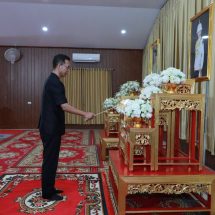 อำนาจเจริญจัดพิธีสวดพระพุทธมนต์และเจริญจิตตภาวนา อุทิศถวายพระราชกุศล ประจำเดือนมิถุนายน 2569