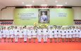 กาฬสินธุ์จัดพิธีสวดพระพุทธมนต์ ทำบุญตักบาตร วางพวงมาลาถวายราชสดุดี วันอานันทมหิดล