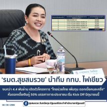 อำนาจเจริญ‘รมต.สุขสมรวย’ นำทีม กทบ. ไฟเขียวงบกว่า 4.4 พันล้าน เปิดตัวโครงการ “ไทยช่วยไทย เพิ่มทุน ดอกเบี้ยคนละครึ่ง” หั่นดอกเบี้ยเงินกู้ 50% บรรเทาภาระประชาชน เริ่ม Kick Off มิถุนายนนี้